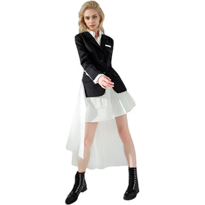 Asymmetrical Blazer Spring Jacket Women