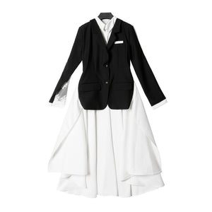 Asymmetrical Blazer Spring Jacket Women