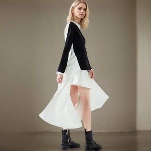 Asymmetrical Blazer Spring Jacket Women