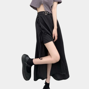 Asymmetrical Cargo Skirt