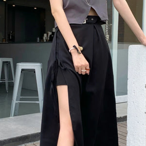 Asymmetrical Cargo Skirt