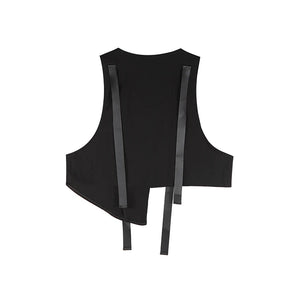 Asymmetrical Design Cargo Vest