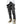 Asymmetrical Vintage Cyberpunk Pants - product view on white background