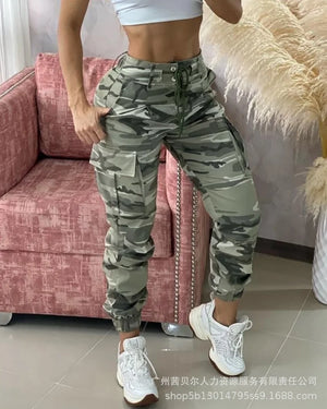 Autumn Camo Cargo Pants Fashion