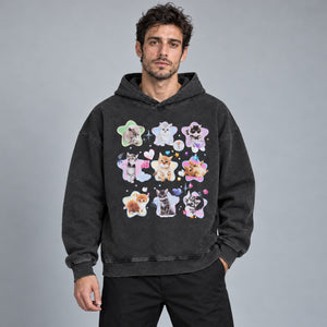 Baby Cats Y2k Hoodie – worn by a man
