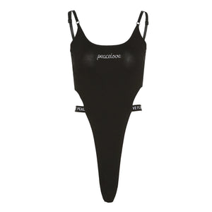 Back Cut Out Bodysuit