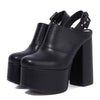 Back Strap Shoes Y2K