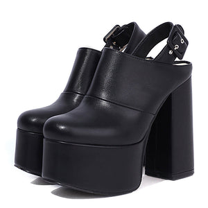 Back Strap Shoes Y2K