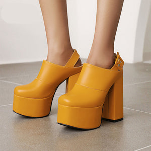 Back Strap Shoes Y2K