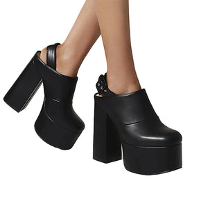 Back Strap Shoes Y2K
