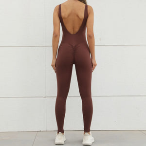 Backless Bodycon Unitard