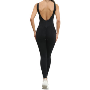 Backless Bodycon Unitard