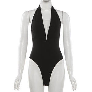 Backless Cut Out Bodysuit