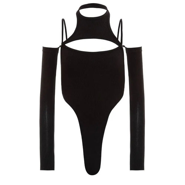 Backless Hollow Out Cut Out Bodysuit