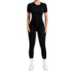 Backless Sporty Jumpsuit Unitards