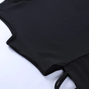 Backless Tank Cut Out Dress