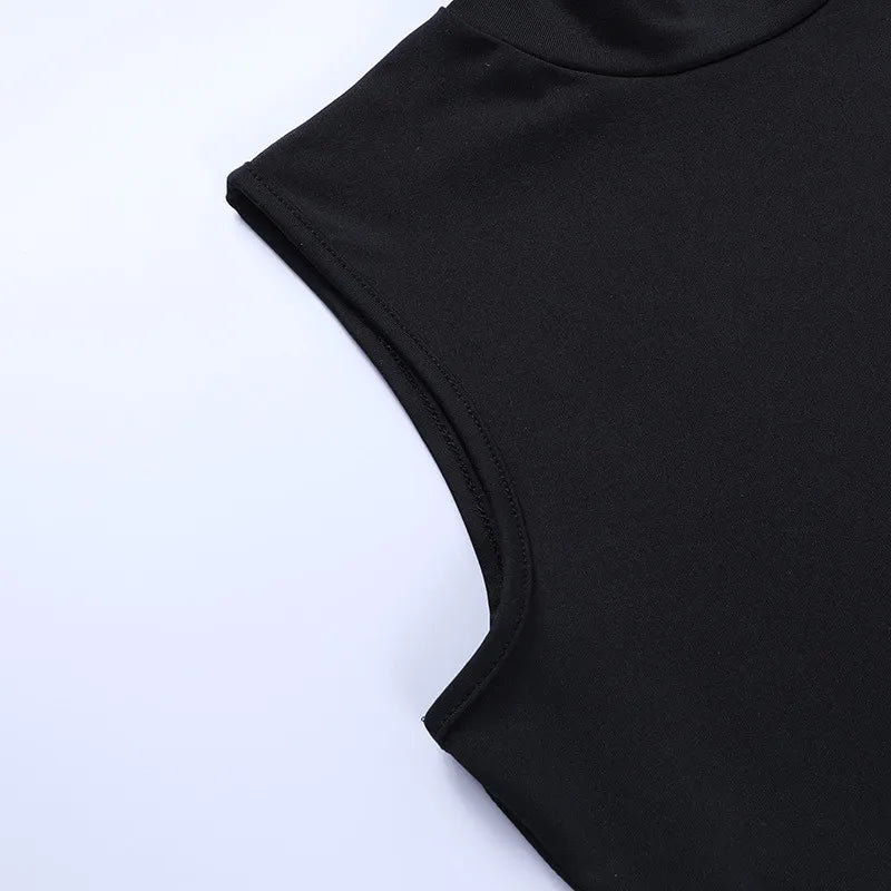 Backless Tank Cut Out Dress | CYBER TECHWEAR Cyber Techwear Backless Tank Cut Out Dress | CYBER TECHWEAR Cyber Techwear