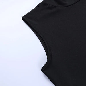 Backless Tank Cut Out Dress