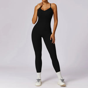 Backless Unitard Sportswear