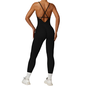 Backless Unitard Sportswear
