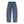 Washed Blue sweatpants laid flat from the back, showing the curved barrel leg and elastic waistband