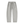 Light Gray barrel leg sweatpants laid flat, front view with drawstring, knee pleats and tonal logo