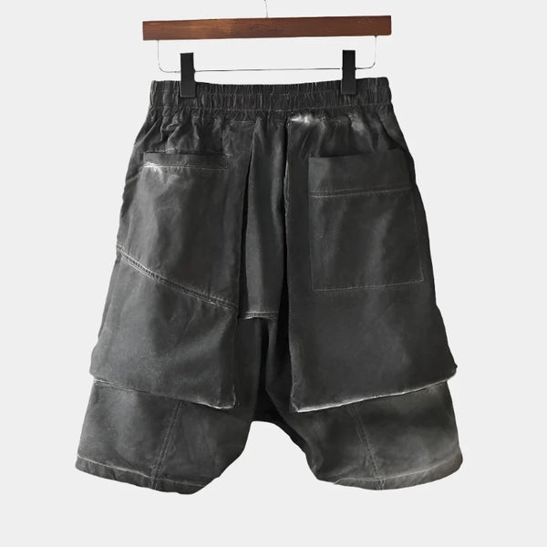 Baggy Black Cargo Shorts