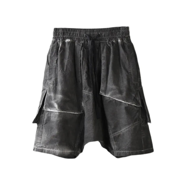 Baggy Black Cargo Shorts