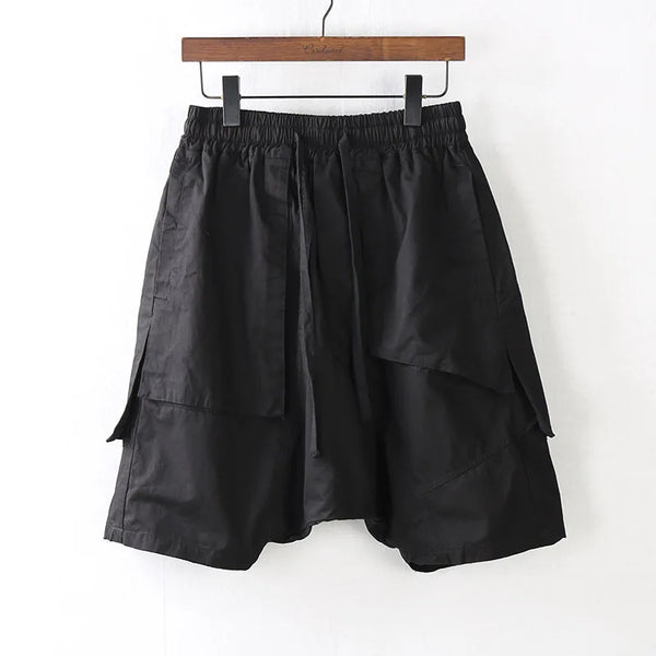 Baggy Black Cargo Shorts