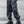 Black baggy denim Y2K jeans with a washed vintage finish