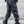 Black baggy denim Y2K jeans with a washed vintage finish