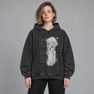 Baggy Hoodie Y2K – worn by a woman