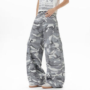 Baggy Jeans Camouflage Y2K