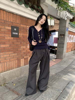 Baggy Pleated Pants