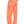 Orange sweatpants in a back three-quarter view, with a back patch pocket and the relaxed wide leg cut