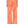 Back view of the Orange baggy sweatpants on a model, showing both back pockets and the elastic waistband
