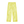 Yellow wide leg sweatpants laid flat from the back, showing the two back pockets and the cloudy wash