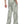 Light Gray sweatpants worn in a back three-quarter view, hand in the side pocket, loose wide leg cut