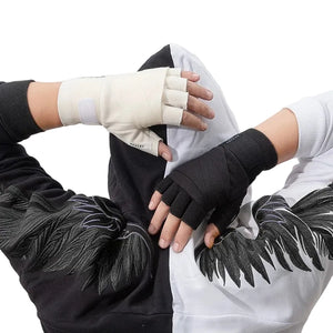 Bandage Boxing Techwear Fingerless Gloves