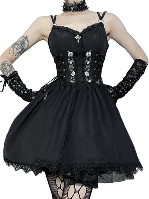 Bandage Corset Gothic Dress