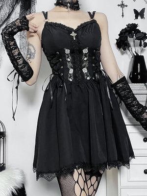 Bandage Corset Gothic Dress