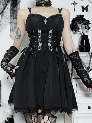 Bandage Corset Gothic Dress