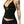 Bandage Crop Top Black Backless