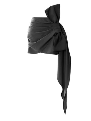 Bandgae Bow Elegant Mini Y2K Skirt