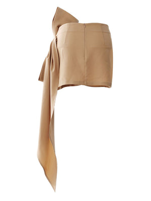 Bandgae Bow Elegant Mini Y2K Skirt