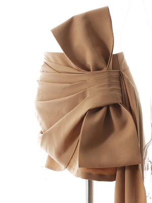 Bandgae Bow Elegant Mini Y2K Skirt
