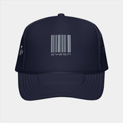 Barcode Navy Trucker Cap