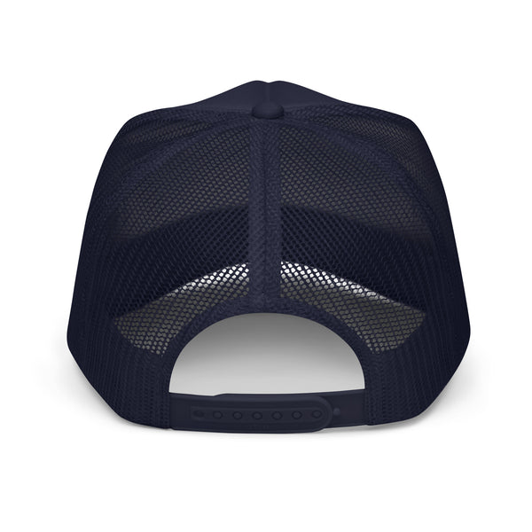 Barcode Navy Trucker Hat