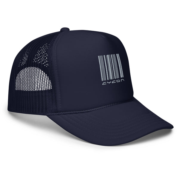 Barcode Navy Trucker Hat