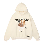 Bear Y2k hoodie Fleece